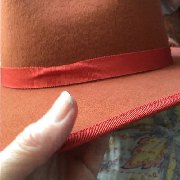 SALE Flash!! 1 Left ! WYETH Rare vintage wool rust rancher hat SALE Flash!! 1 Left ! WYETH Rare vintage wool rust rancher hat main image 4